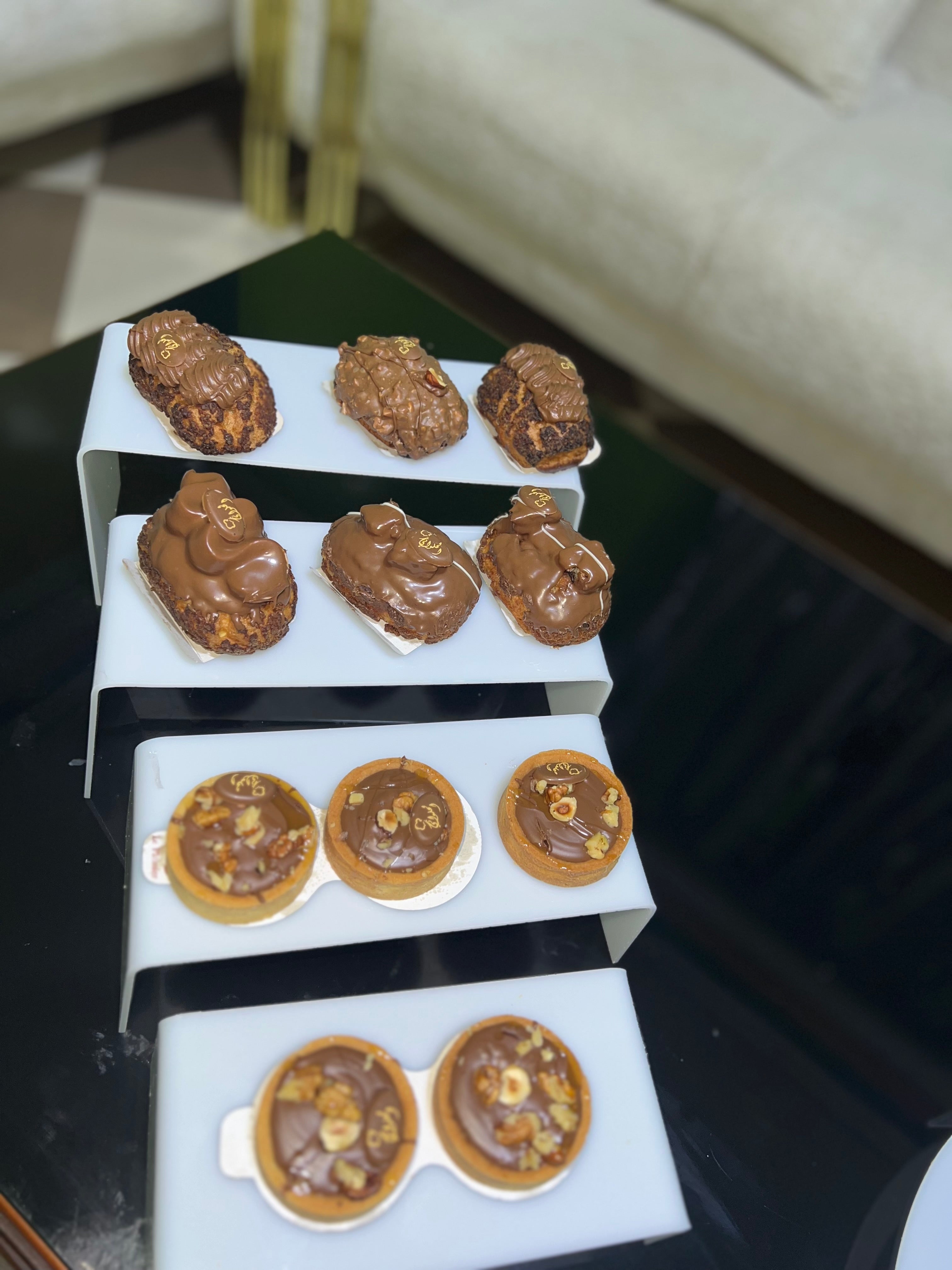 (Copie) مجموعة حاملات أكريليك شفافة (4 قطع)