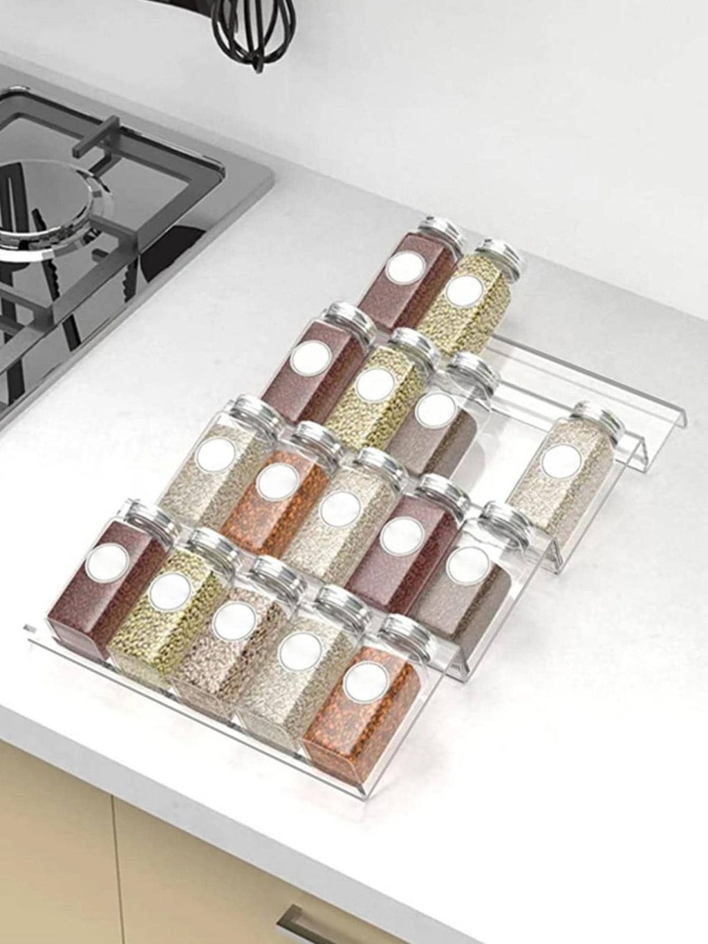 (بدون قارورات) منظم درج التوابل